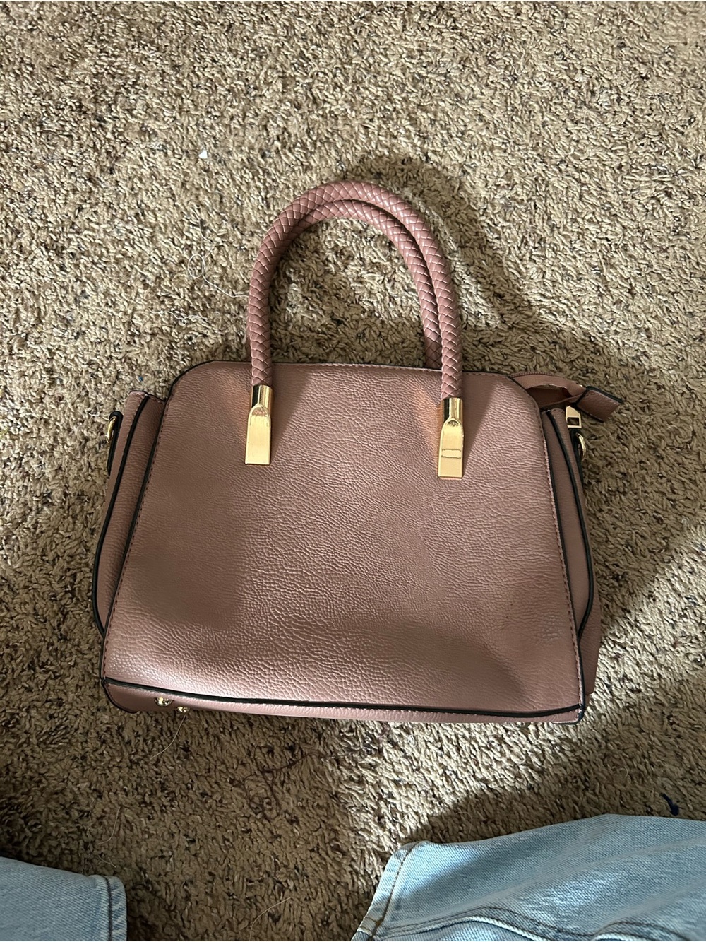 Vintage dusty purple purse